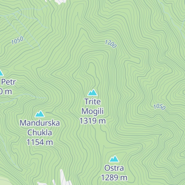 Map of Trite Mogili