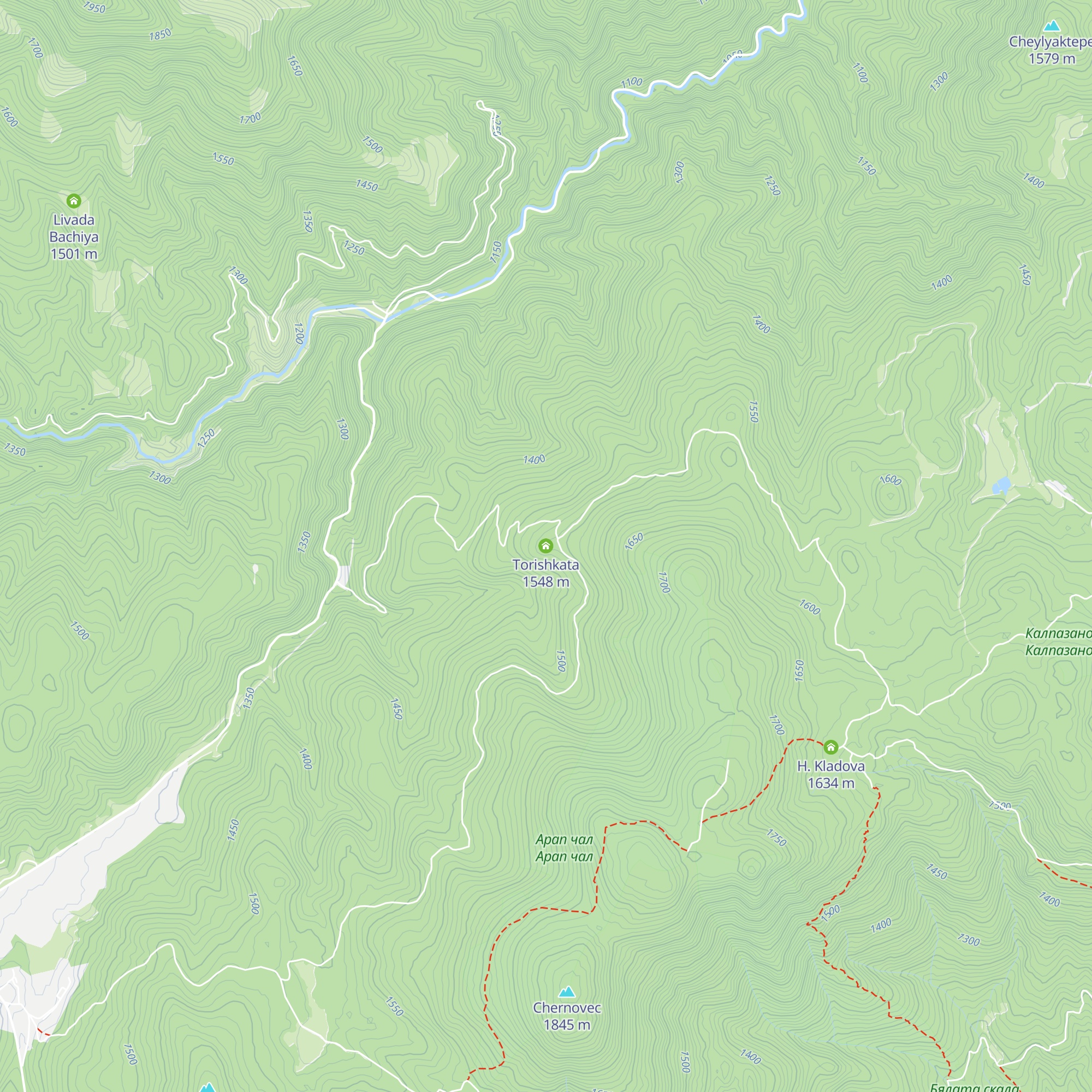 Torishkata map