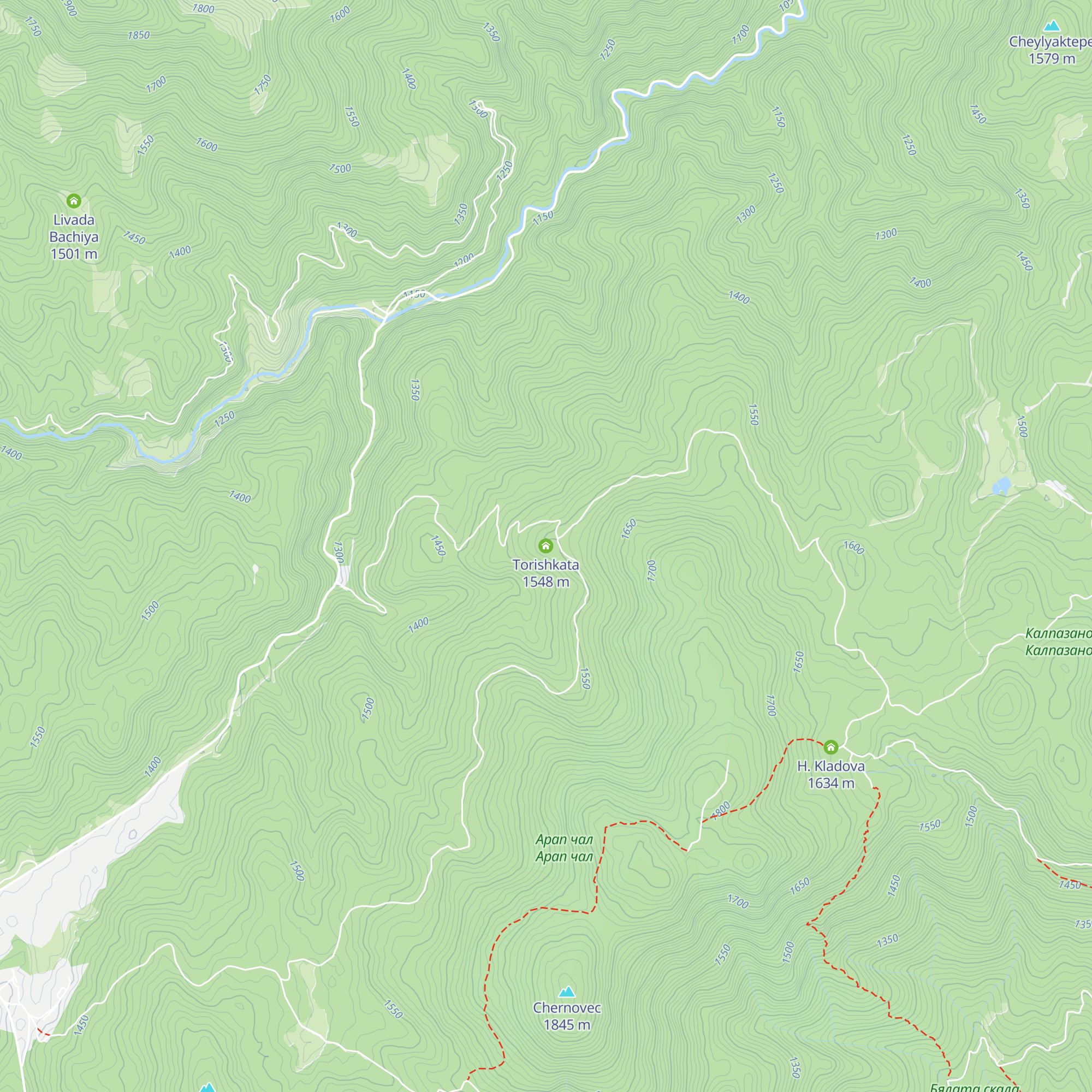 Torishkata map