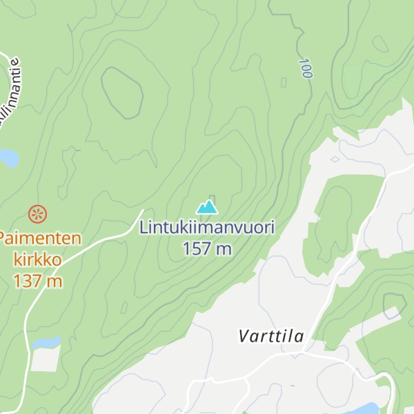 Map of Lintukiimanvuori