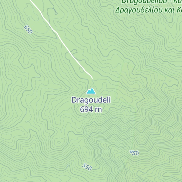 Map of Dragoudeli