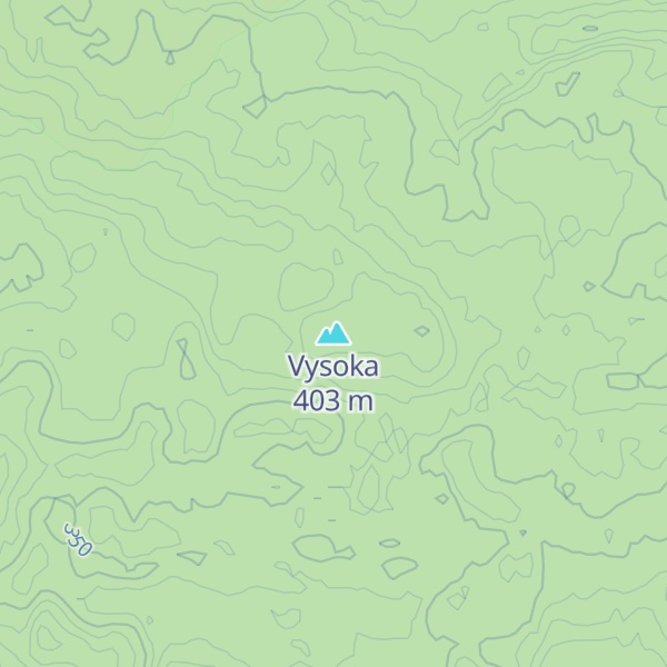 Map of Vysoka