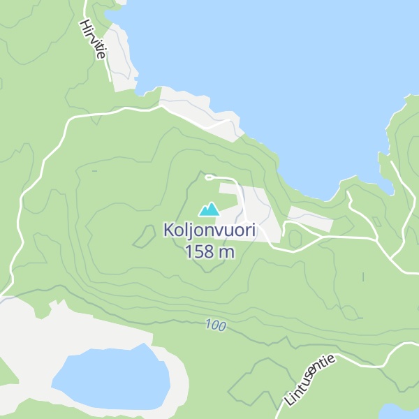 Map of Koljonvuori