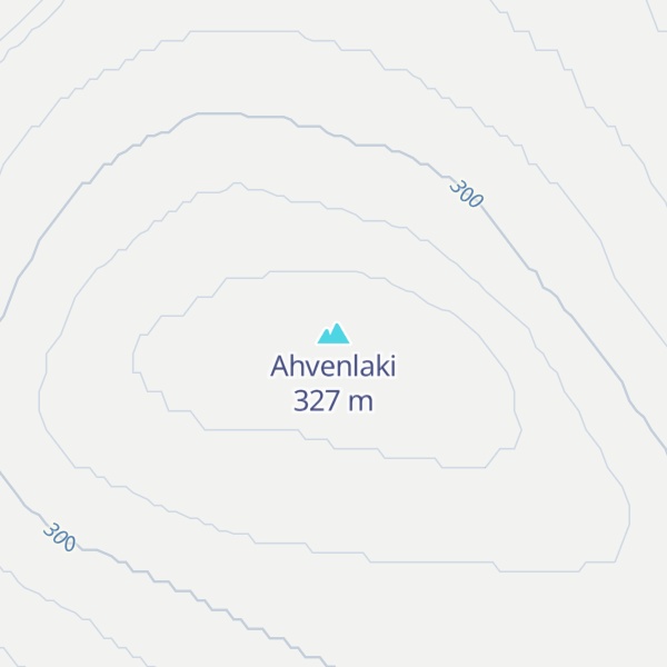 Map of Ahvenlaki