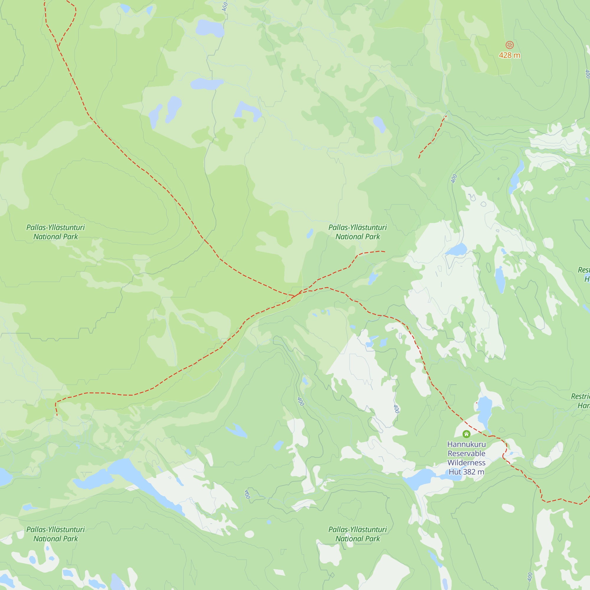 Pahakuru Open Wilderness Hut map