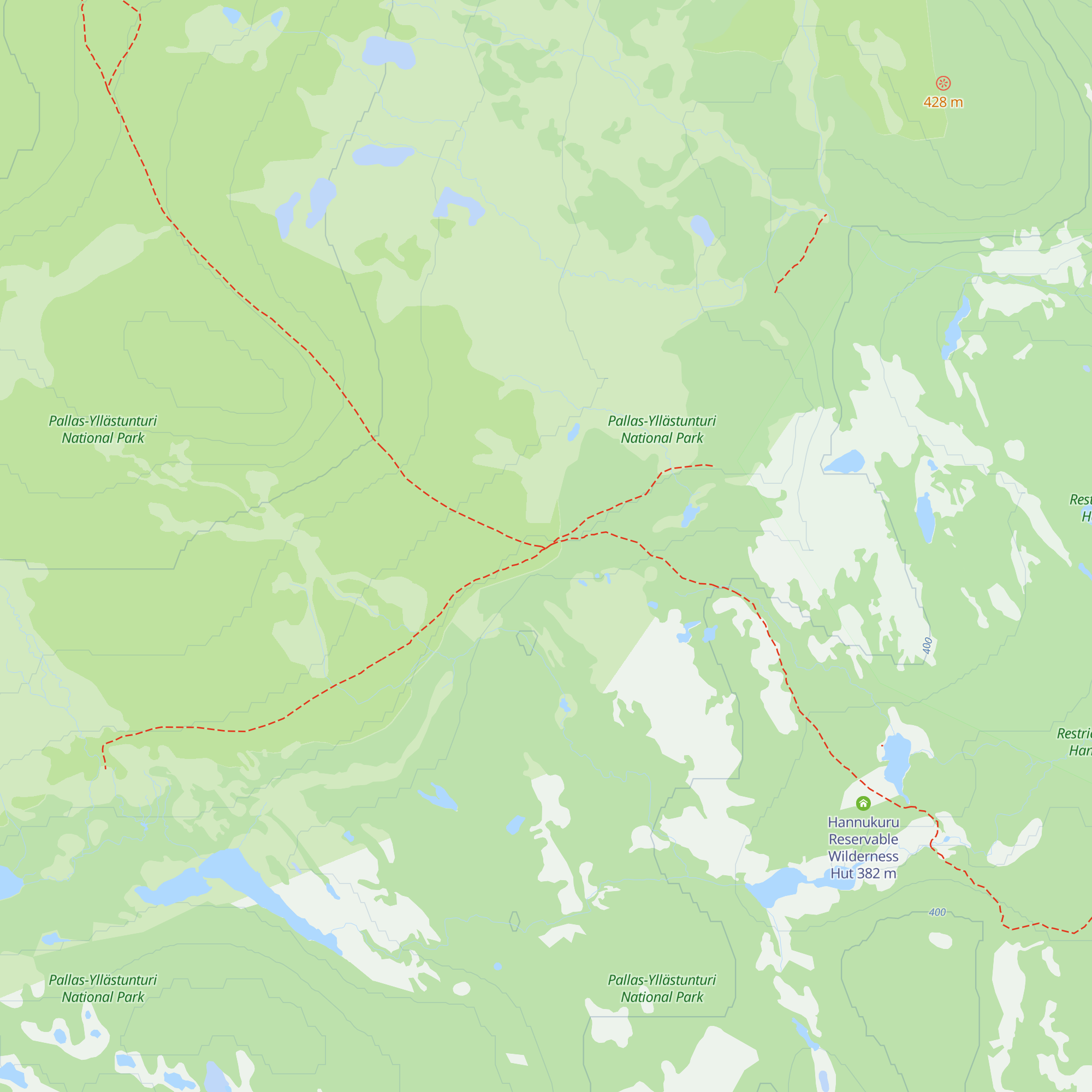 Pahakuru Open Wilderness Hut map