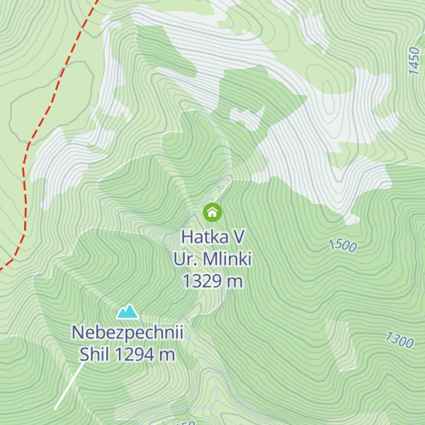 Map of Hatka V Ur. Mlinki