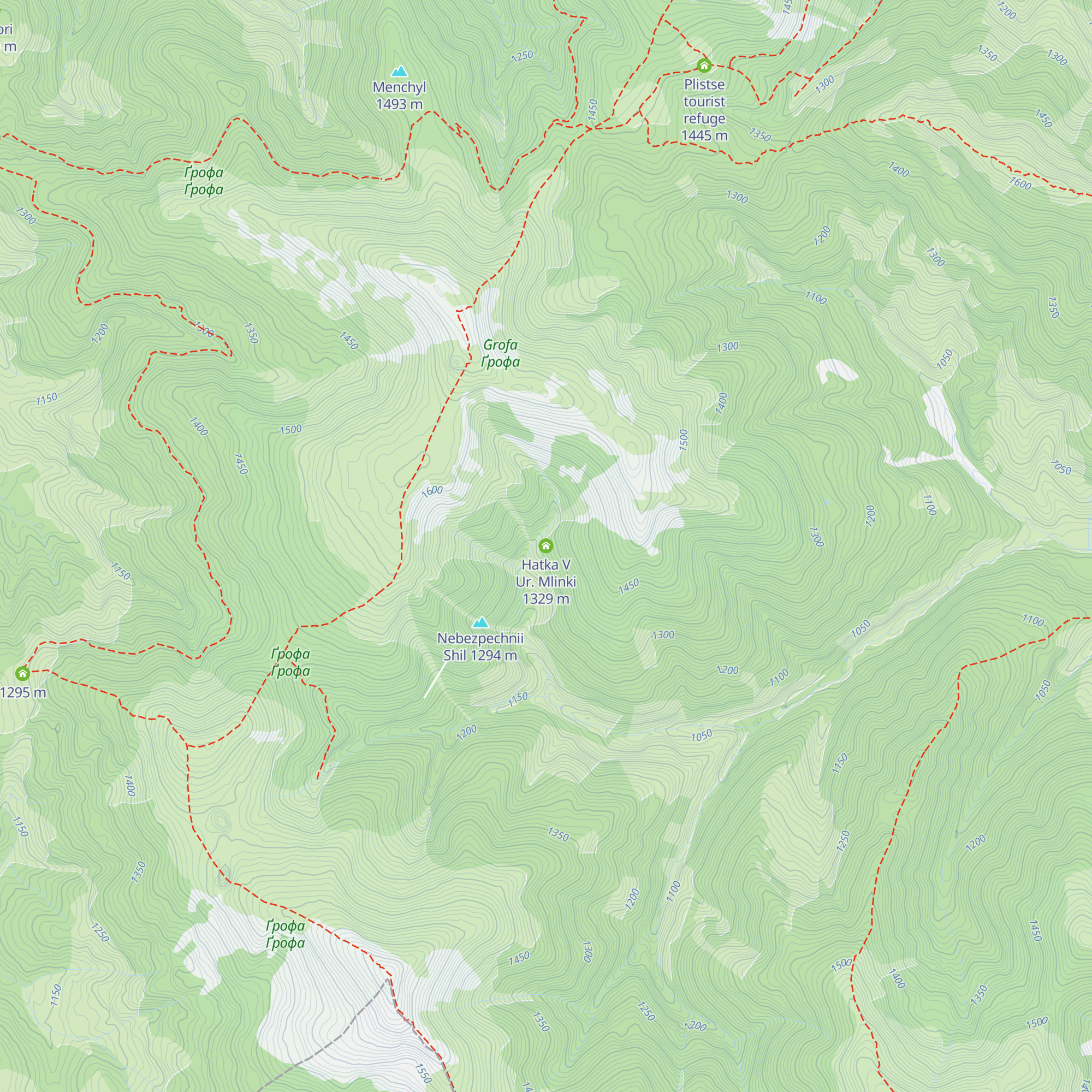 Hatka V Ur. Mlinki map