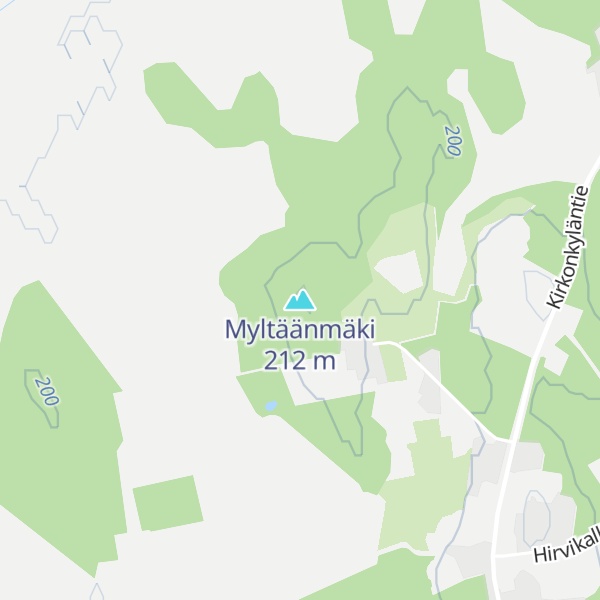 Map of Myltäänmäki