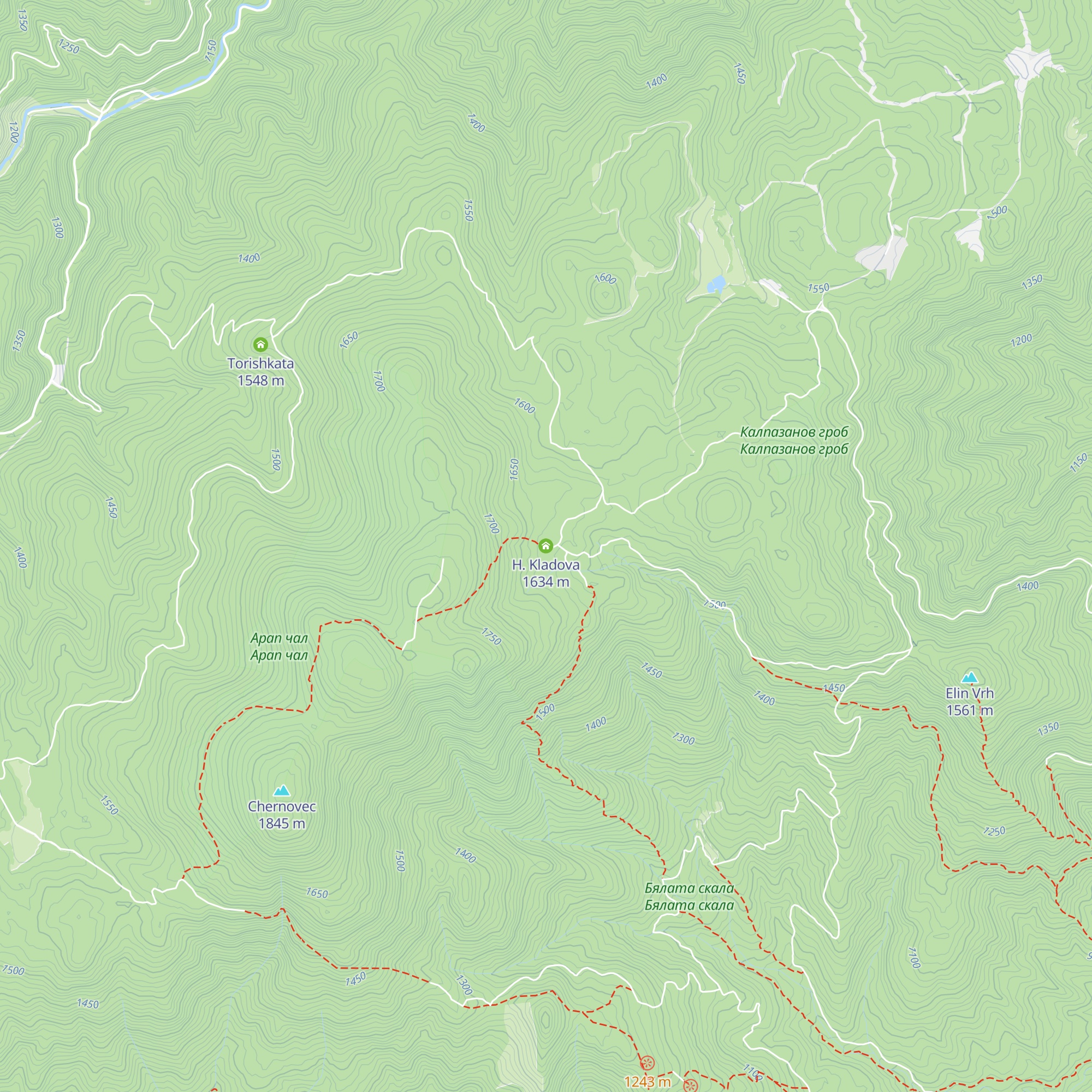 H. Kladova map