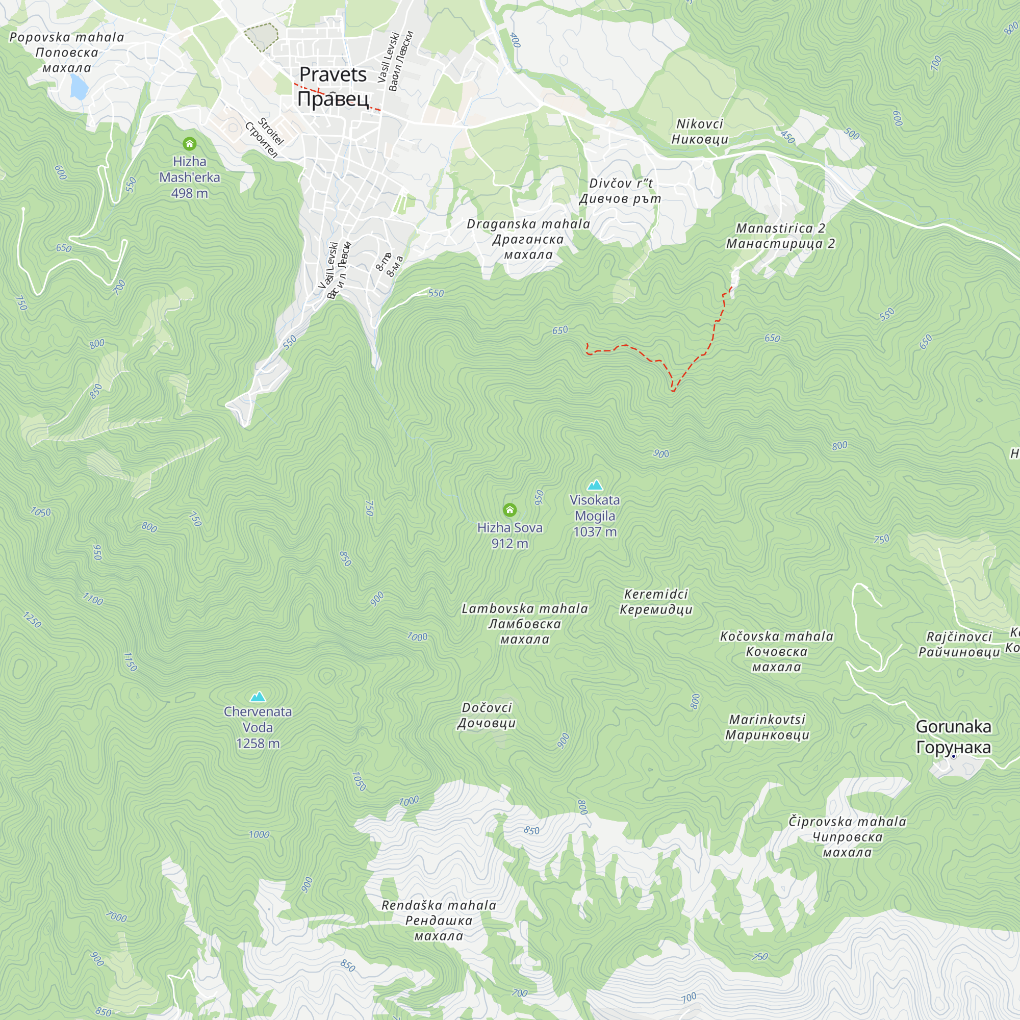 Hizha Sova map