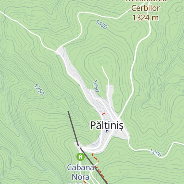 Map of Cabana lui Noica