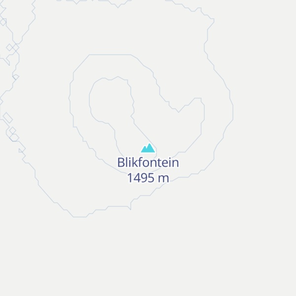 Map of Blikfontein