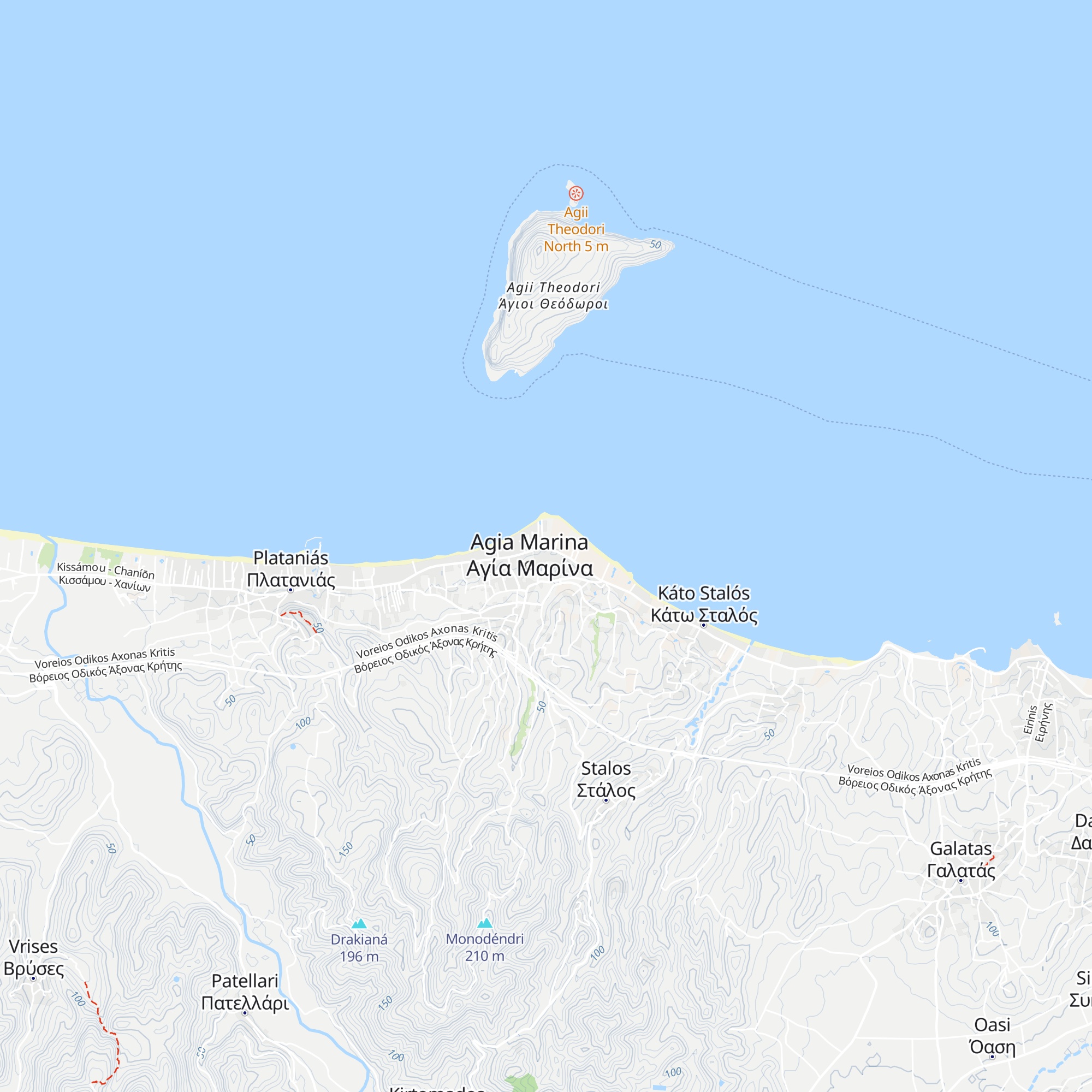 Cabana Mare map