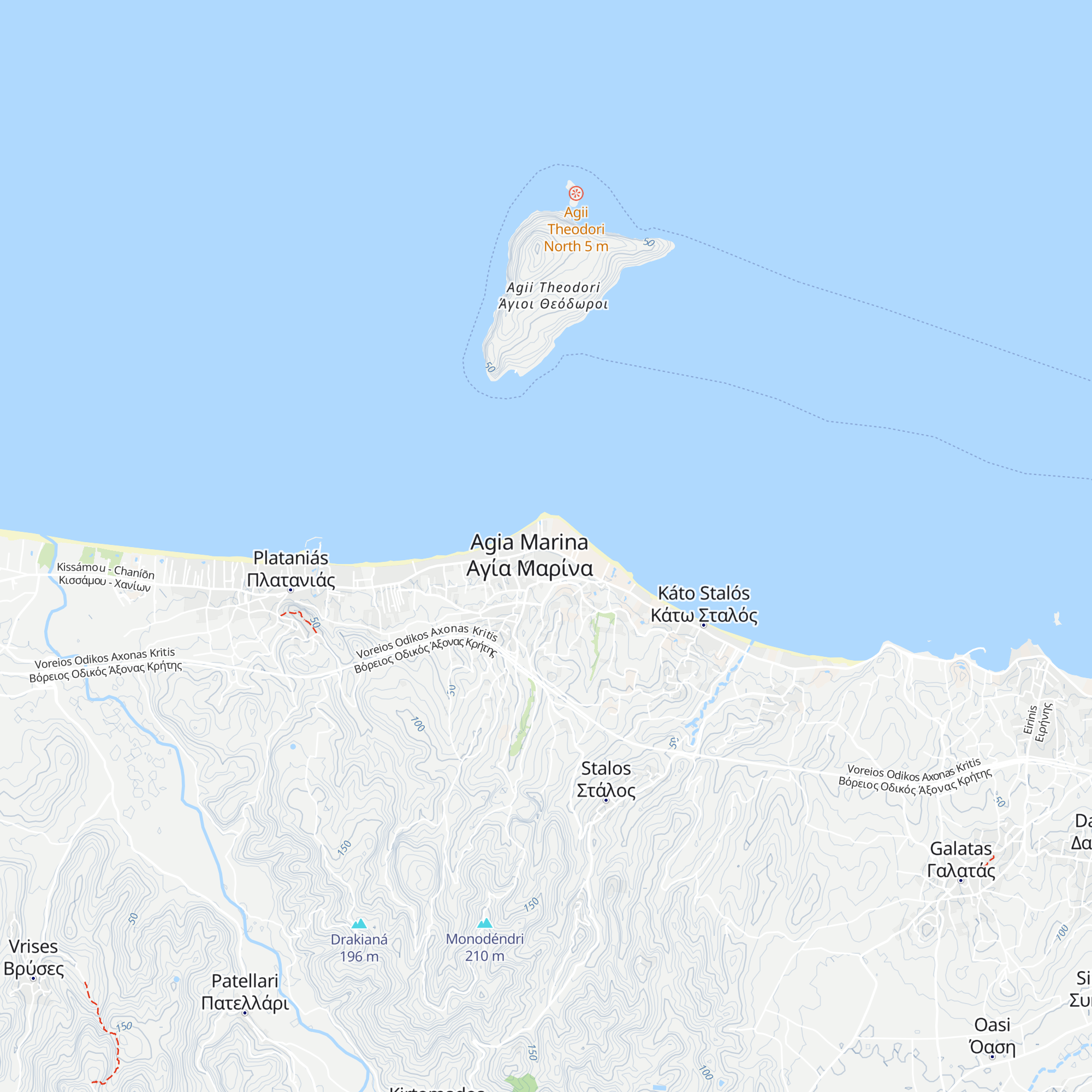 Cabana Mare map