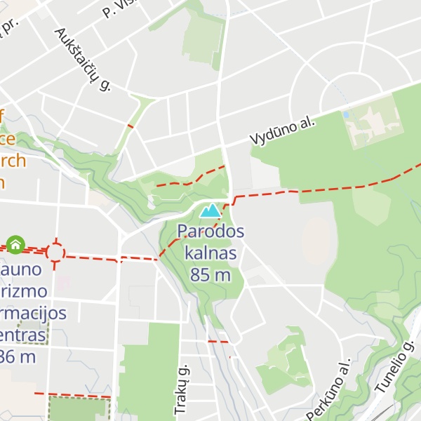 Map of Parodos kalnas