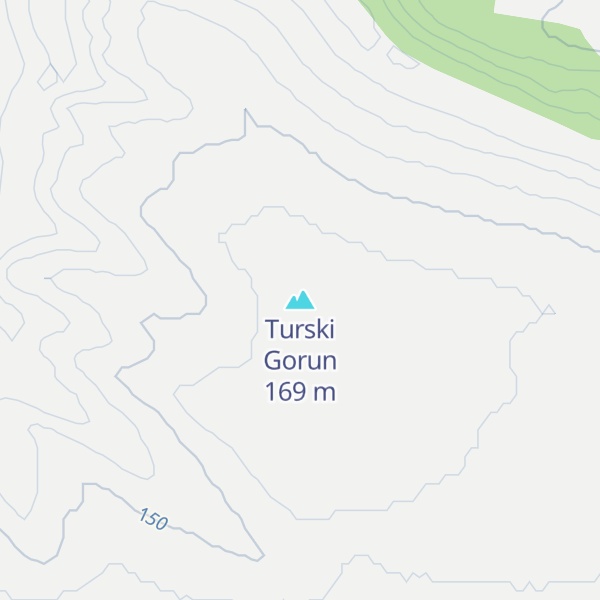 Map of Turski Gorun