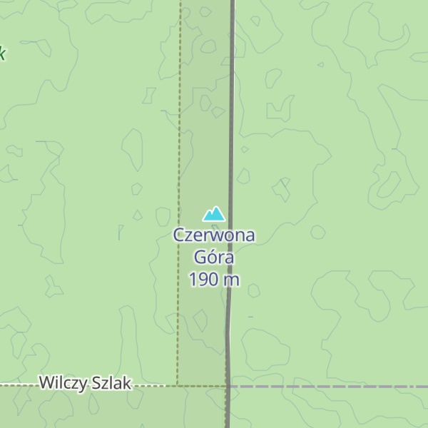 Map of Czerwona Góra