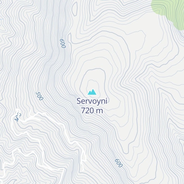 Map of Servoyni