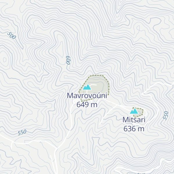 Map of Mavrovoúni