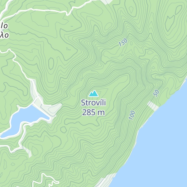 Map of Strovíli