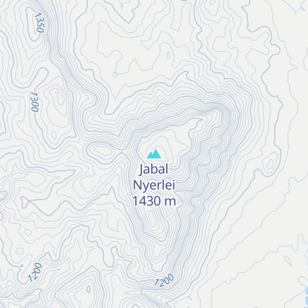 Map of Jabal Nyerlei