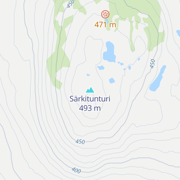 Map of Särkitunturi