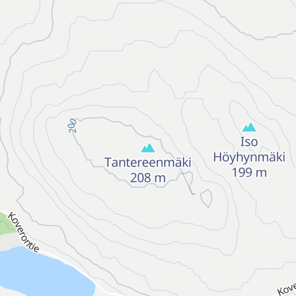 Map of Tantereenmäki