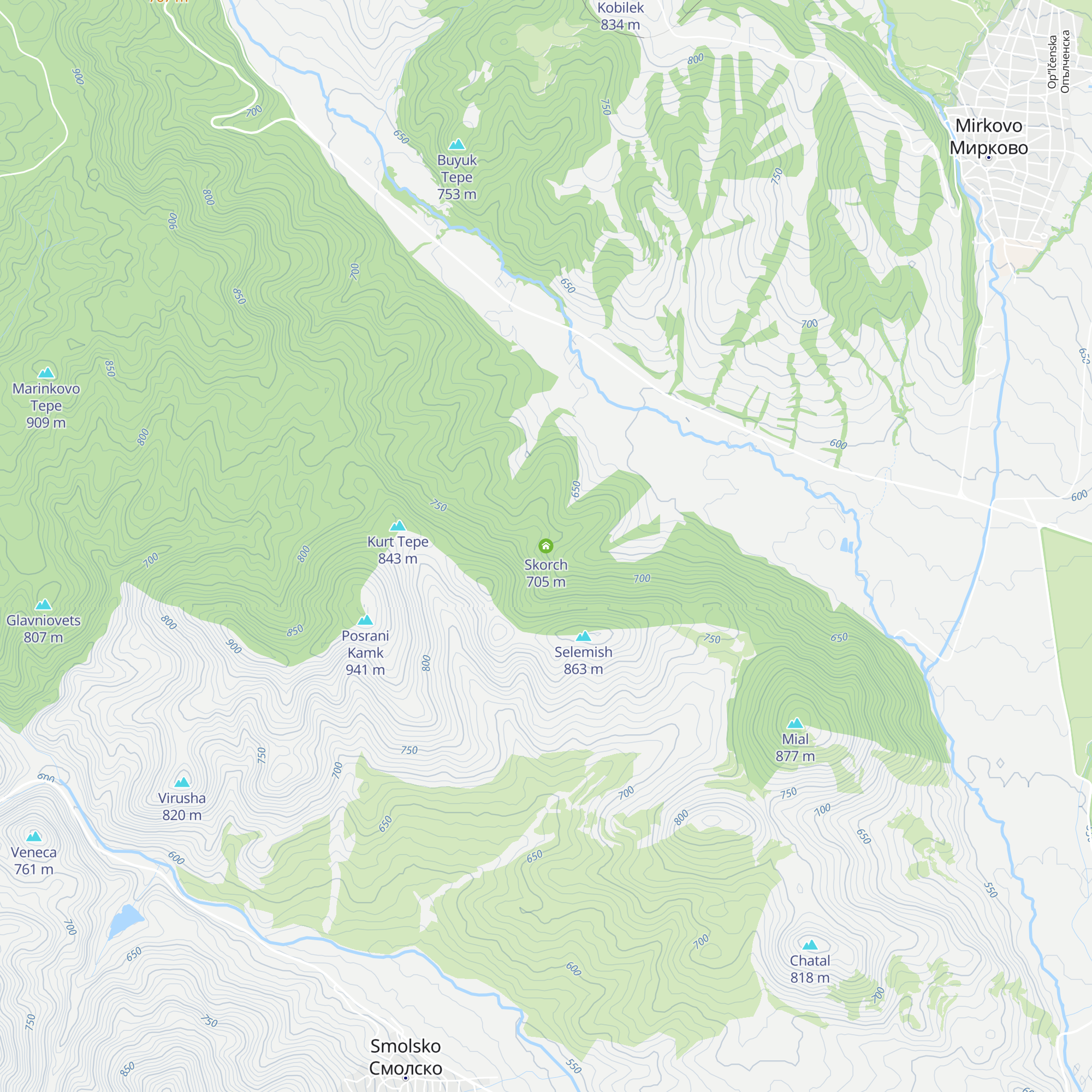 Skorch map