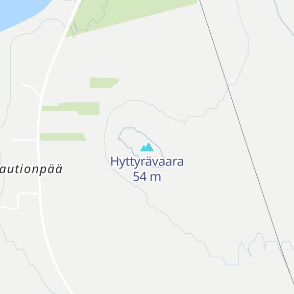 Map of Hyttyrävaara