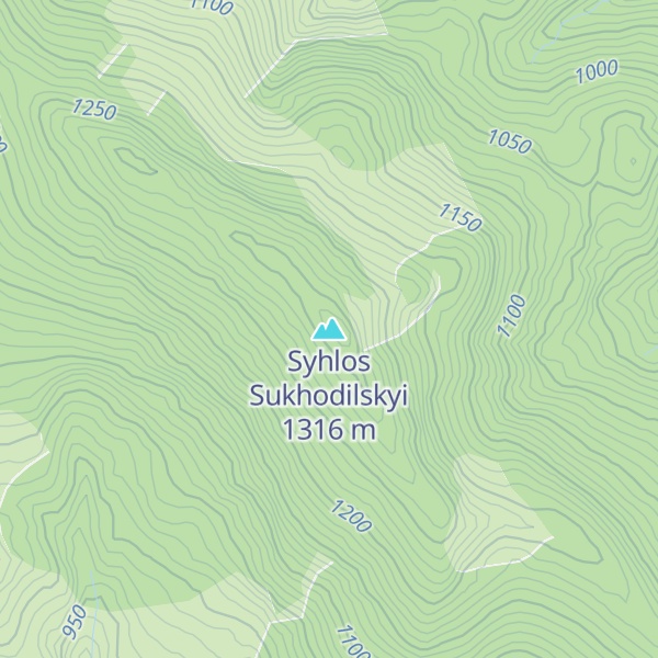 Map of Syhlos Sukhodilskyi