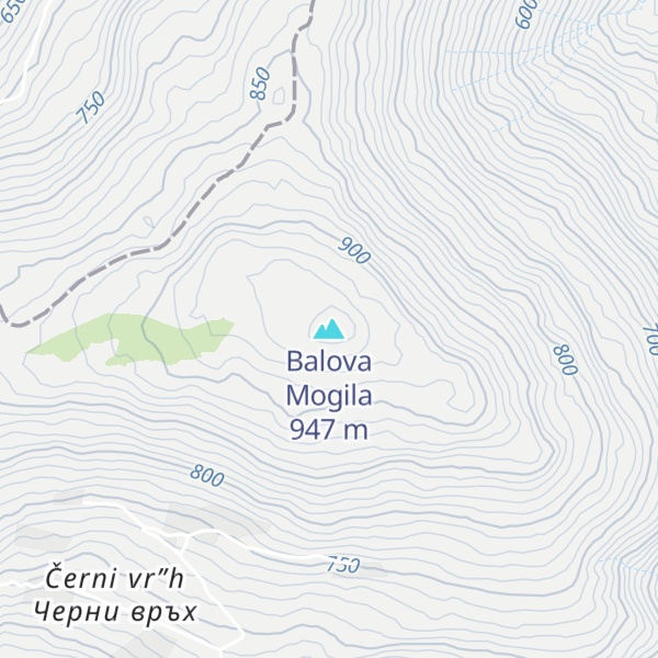 Map of Balova Mogila