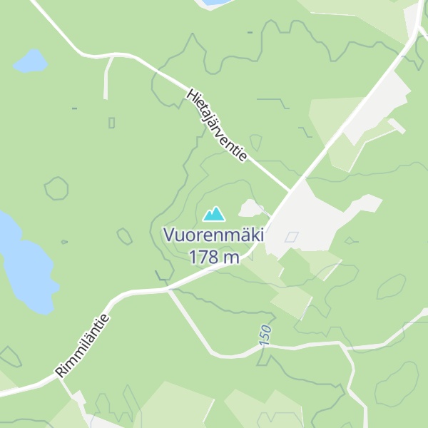 Map of Vuorenmäki
