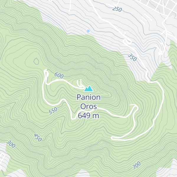 Map of Panion Oros