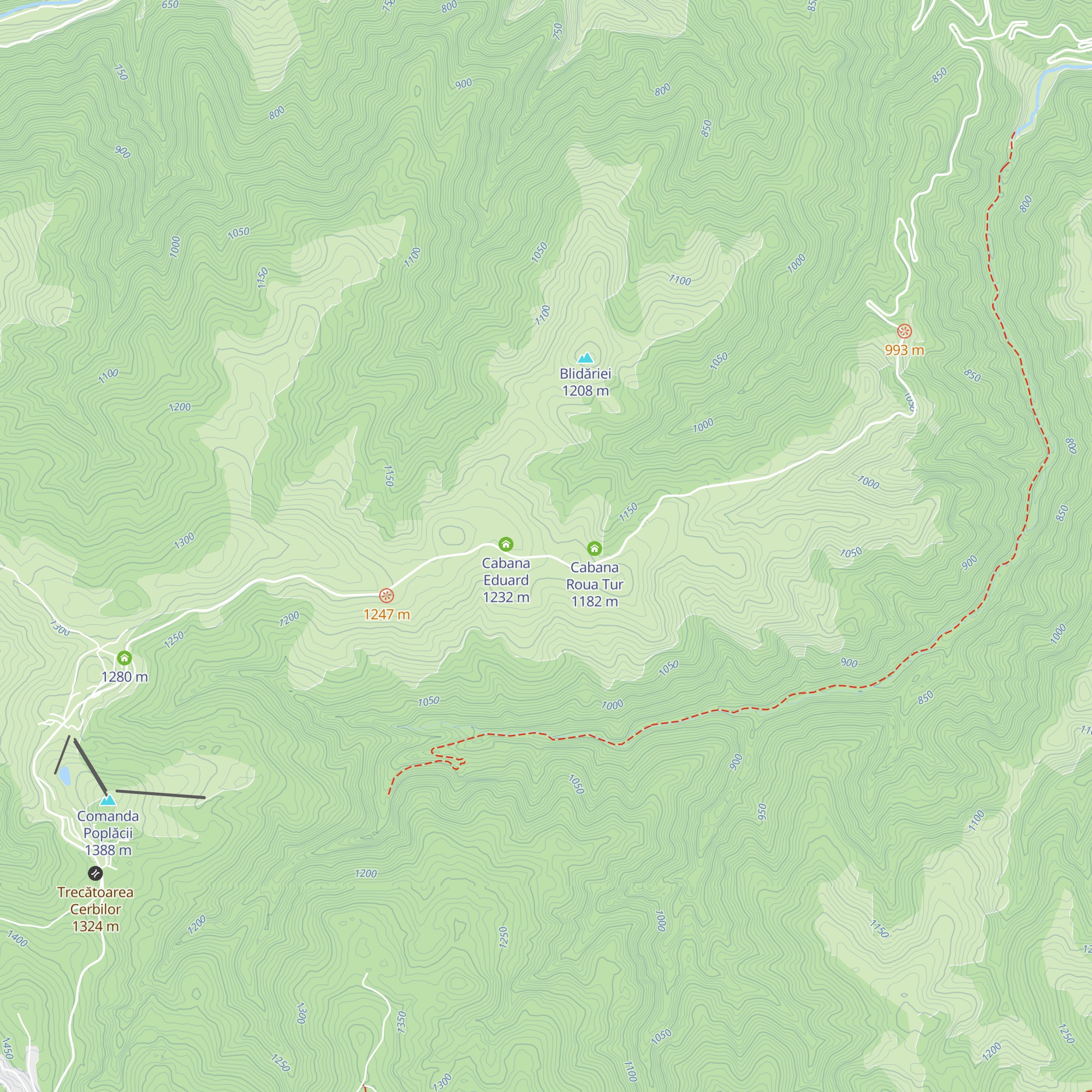 Cabana Zambet de Soare map