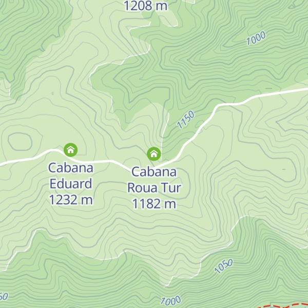 Map of Cabana Roua Tur