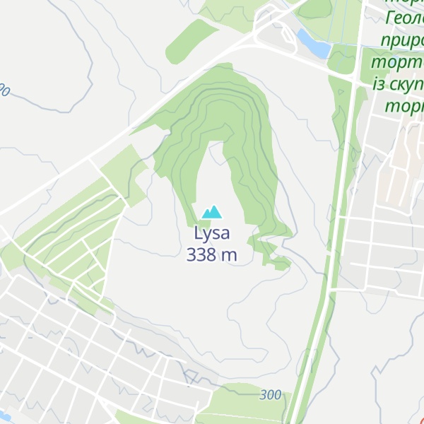 Map of Lysa