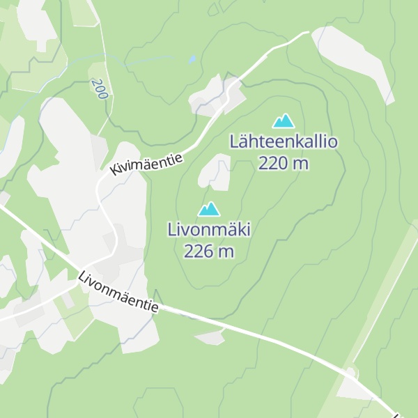 Map of Livonmäki