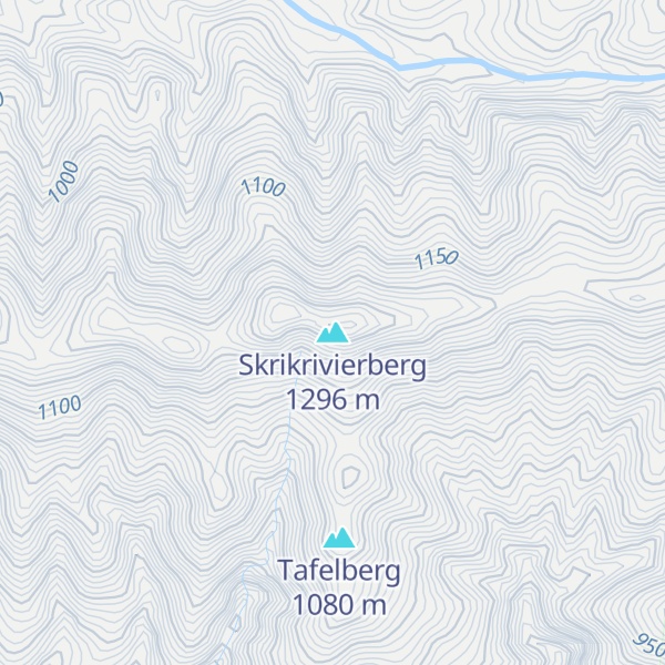 Map of Skrikrivierberg