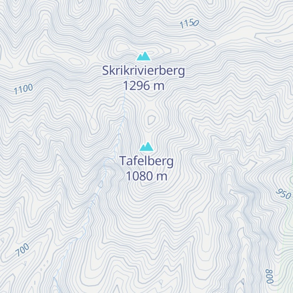 Map of Tafelberg