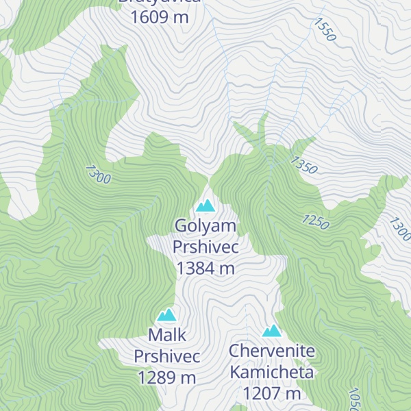 Map of Golyam Prshivec