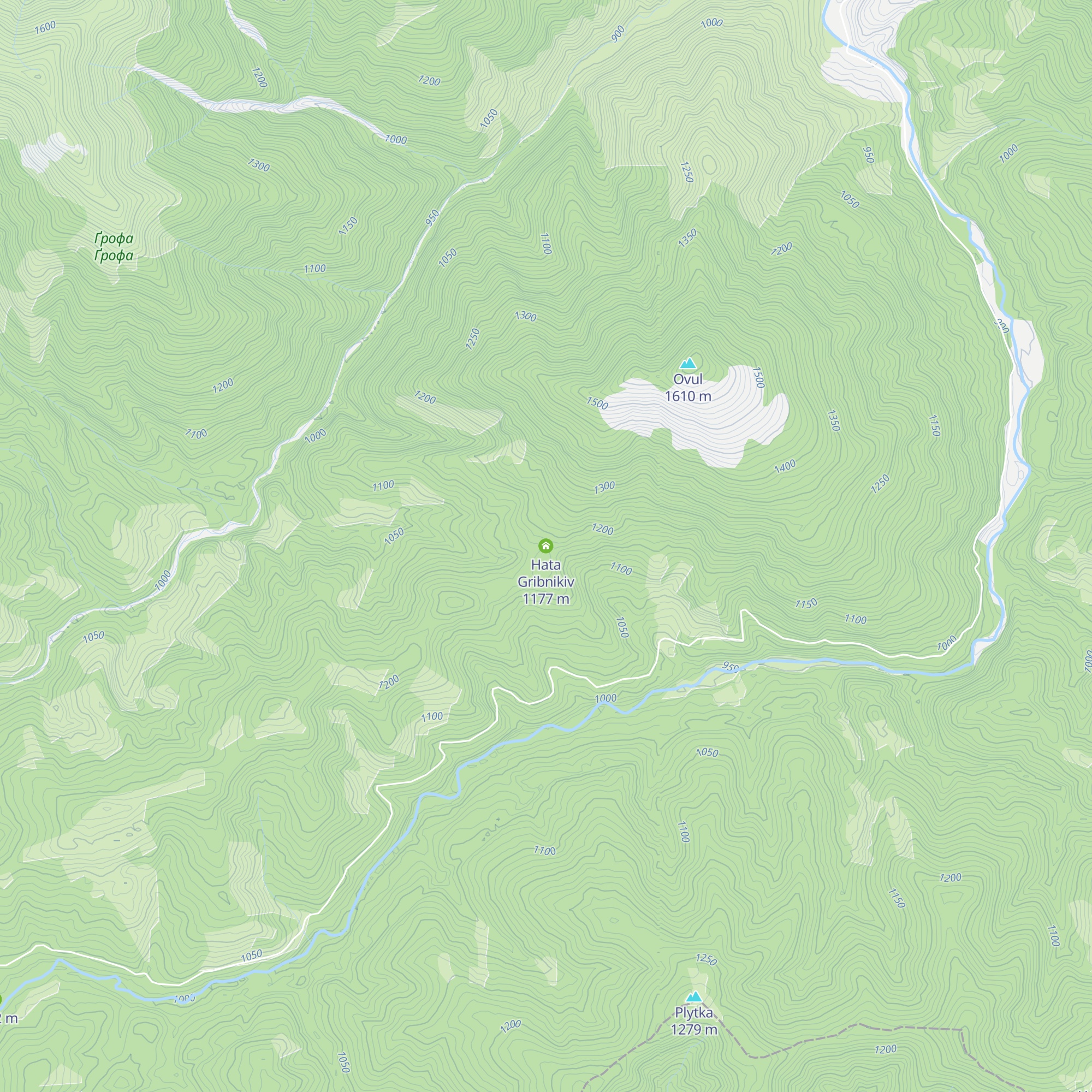 Hata Gribnikiv map