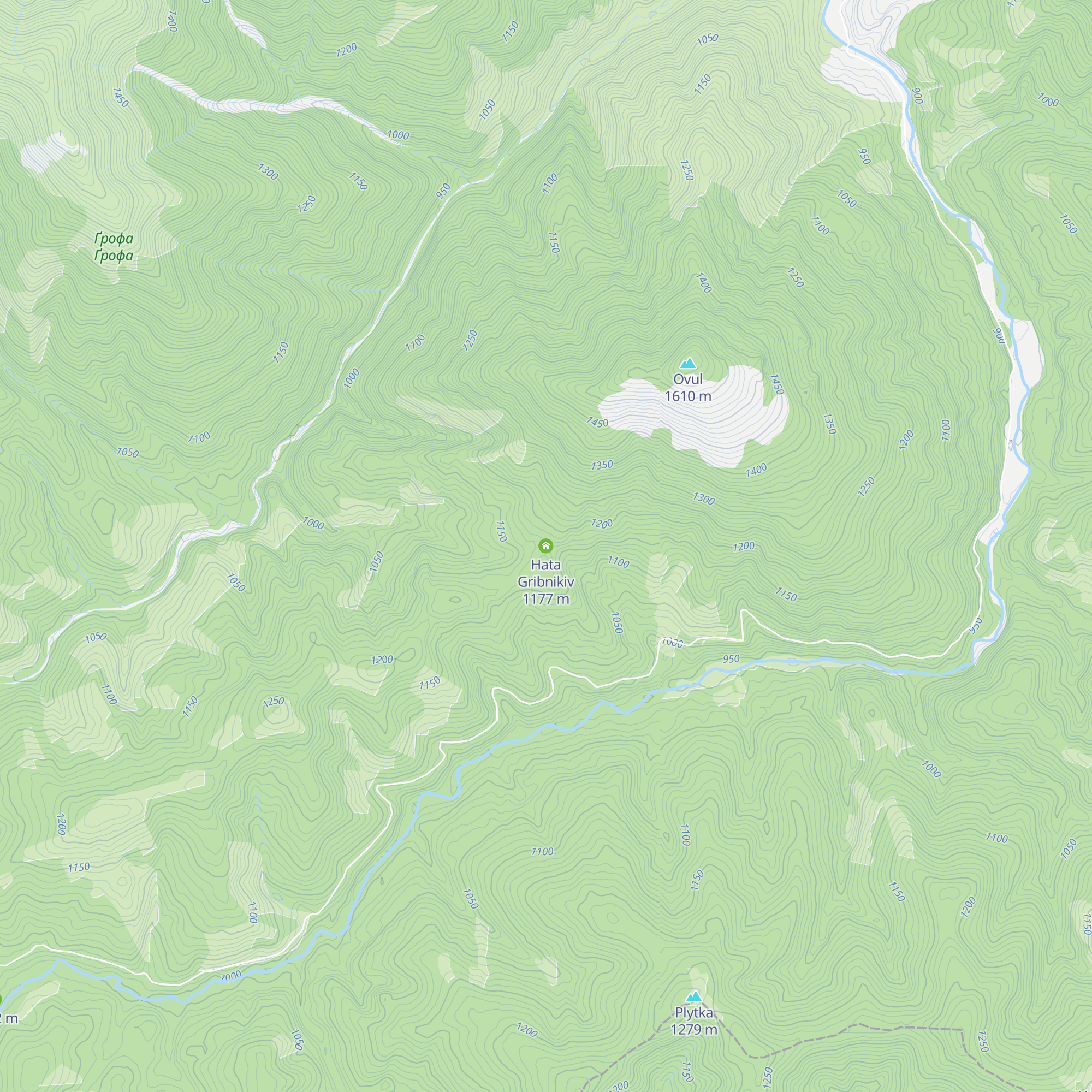 Hata Gribnikiv map