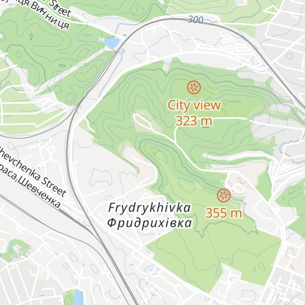 Map of Kortumova Hora