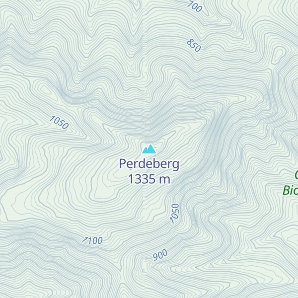 Map of Perdeberg