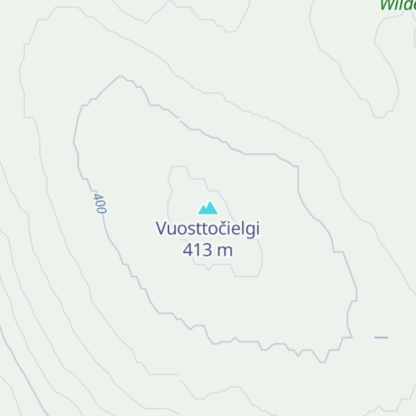Map of Vuosttočielgi