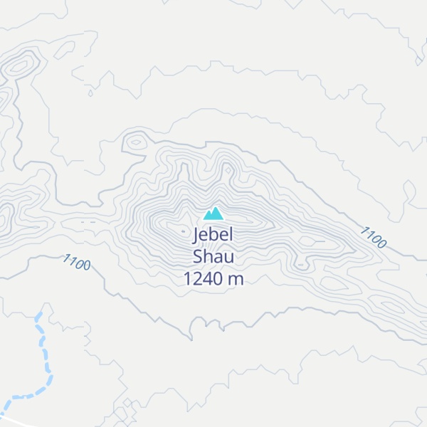 Map of Jebel Shau