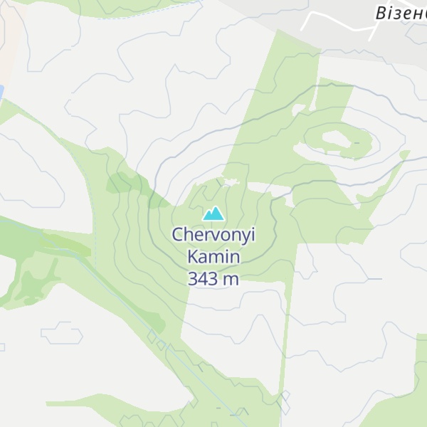 Map of Chervonyi Kamin