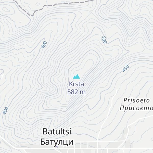 Map of Krsta