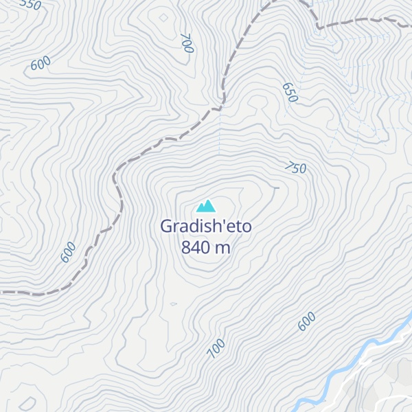 Map of Gradish'eto